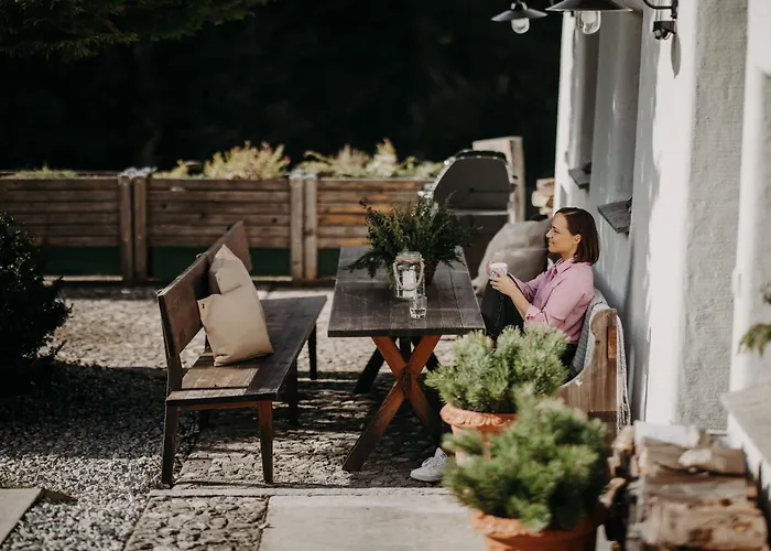 シャレー Historisches Alpenchalet Kaeth & Nanei Auf Grossschlaggut アンベルク・イム・ランマータール